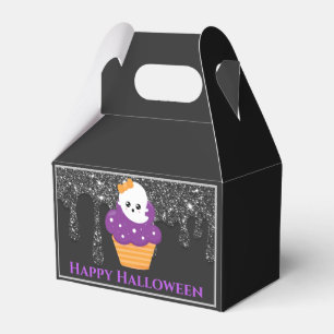 Kawaii Ghost Halloween Cupcake Favour Box