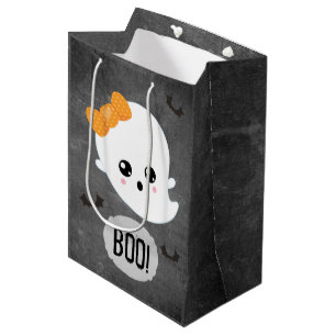 Kawaii Ghost Halloween Medium Gift Bag