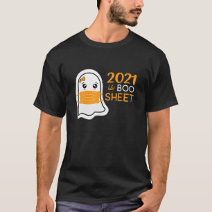 Kawaii Ghost In Mask 2021 Is Boo Sheet T-Shirt