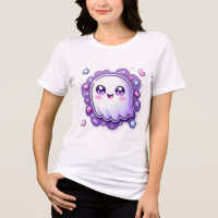 Kawaii Ghost T-Shirt Cute Pastel Halloween Spirit