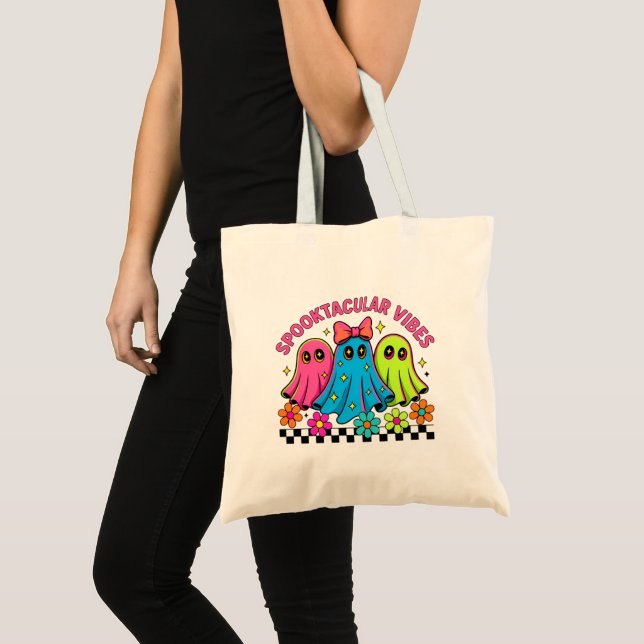 kawaii ghosts tote bag (Front (Product))