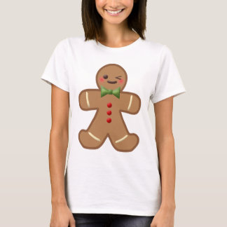 Kawaii Gingerbread Man T-Shirt