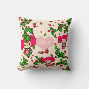Kawaii Girl PinkyP SweetLolita Personalised Cushion