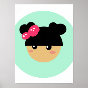 kawaii girl poster