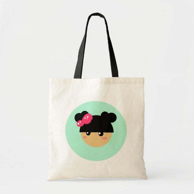 Kawaii girl tote bag (Front)
