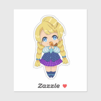 Kawaii Girl with Bird 