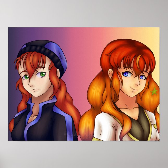 Kawaii Girls Poster (Front)