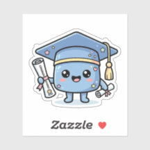 Kawaii Graduation Cap Diploma Cute Class Of 2026