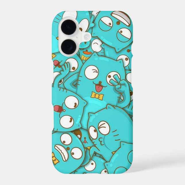 Kawaii Graffiti Characters Case-Mate iPhone 17  (Back)