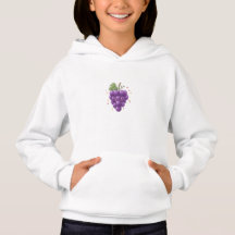 Kawaii Grape Hoodie – Sweet Purple Dreams