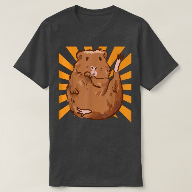 Kawaii Guinea Pig3710  T-Shirt (Design Front)