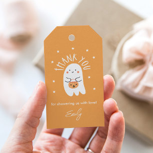 Kawaii Halloween Baby Shower Favour Tag