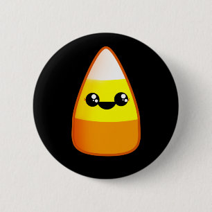 Kawaii Halloween Candy Corn 6 Cm Round Badge