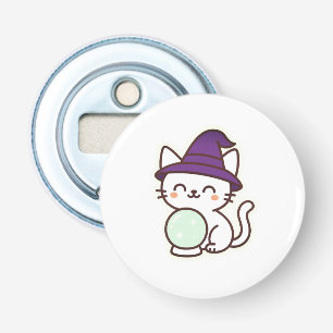 Kawaii Halloween Cat – Magical & Adorable Spooky Bottle Opener
