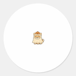 Kawaii Halloween Dog � Pumpkin Ghost Puppy Sticker
