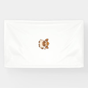 Kawaii Halloween Dog � Pumpkin Ghost Puppy Sticker Banner