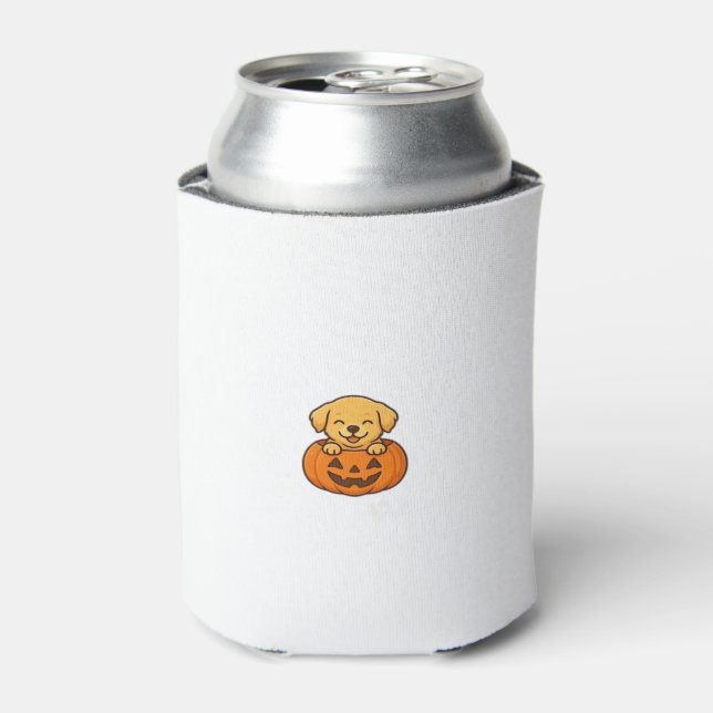 Kawaii Halloween Dog � Pumpkin Puppy Sticker Boxy  Can Cooler (Can Front)