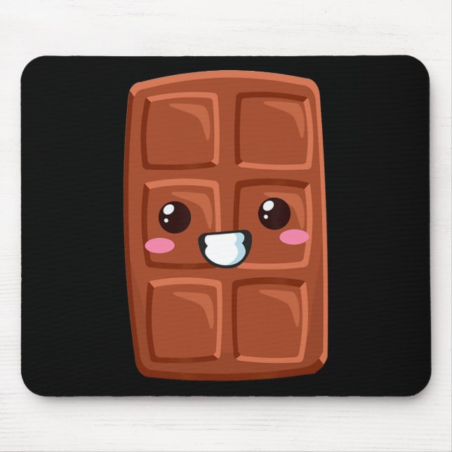 Kawaii Halloween Group Costume Party S'mores Choco Mouse Pad (Front)