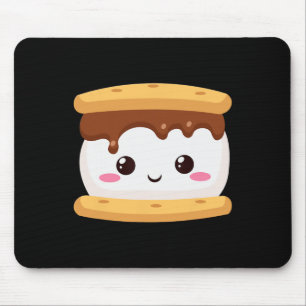 Kawaii Halloween Group Costume Party S'mores Sandw Mouse Pad
