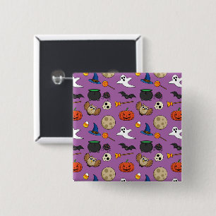 Kawaii Halloween Pack 15 Cm Square Badge