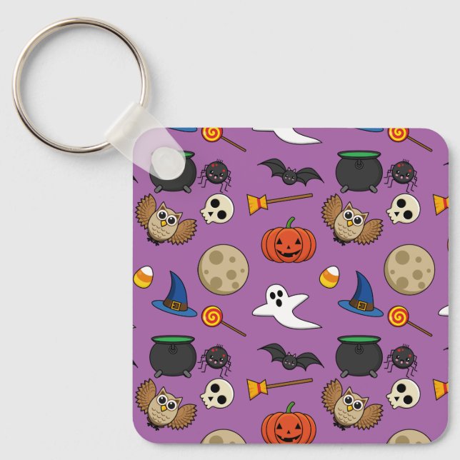 Kawaii Halloween Pack Key Ring (Front)