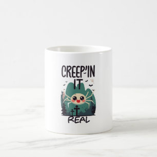 Kawaii Halloween Spider Pun Coffee Mug