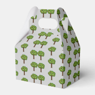 Kawaii Happy Winking Apple Tree Favour Box