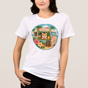 Kawaii Hawaii - Cute quote Tri-Blend Shirt