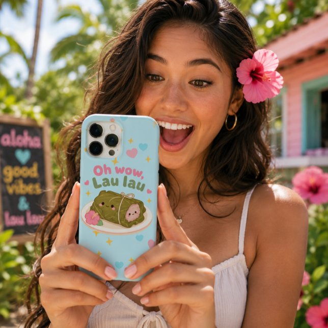 Kawaii Hawaii - OH WOW LAU LAU Case-Mate iPhone Case (Creator Uploaded)