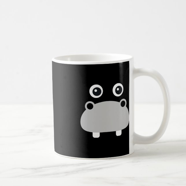 Kawaii Hippo Face Easy Halloween Costume Boys  Coffee Mug (Right)