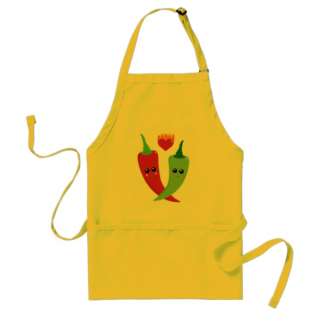 Kawaii Hot Pepper Standard Apron (Front)