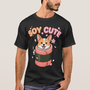 Kawaii Hungry Shark Octupus and Fish T-Shirt