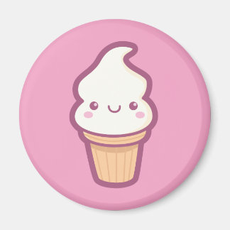 Kawaii Ice Cream Cone Magnet