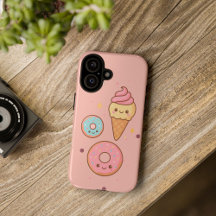 Kawaii Ice Cream & Doughnut Phone case | 