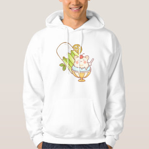 Kawaii Ice Cream Hamster - Summer Sorbet & Cute Ch Hoodie