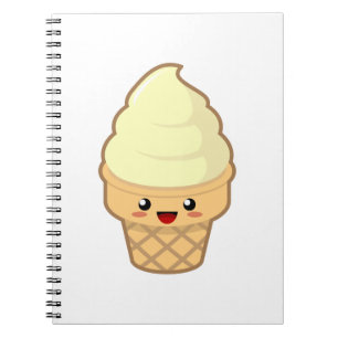 Kawaii Ice Cream Notebook