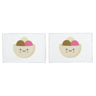 Kawaii Ice Cream Pillowcase