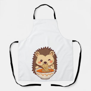 Kawaii-Igel mit Ramen – Niedliches Foodie Apron