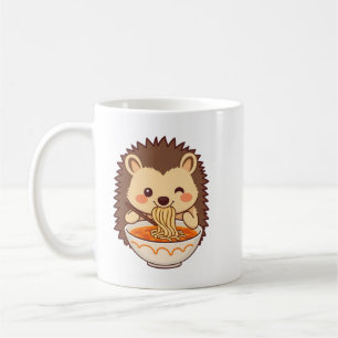 Kawaii-Igel mit Ramen – Niedliches Foodie Coffee Mug
