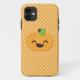 Kawaii Jack O Lanern Pumpkin iPhone Case