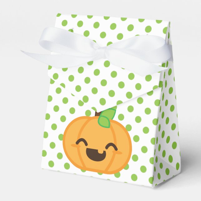 Kawaii Jack O Lantern Pumpkin Gift Box (Front Side)