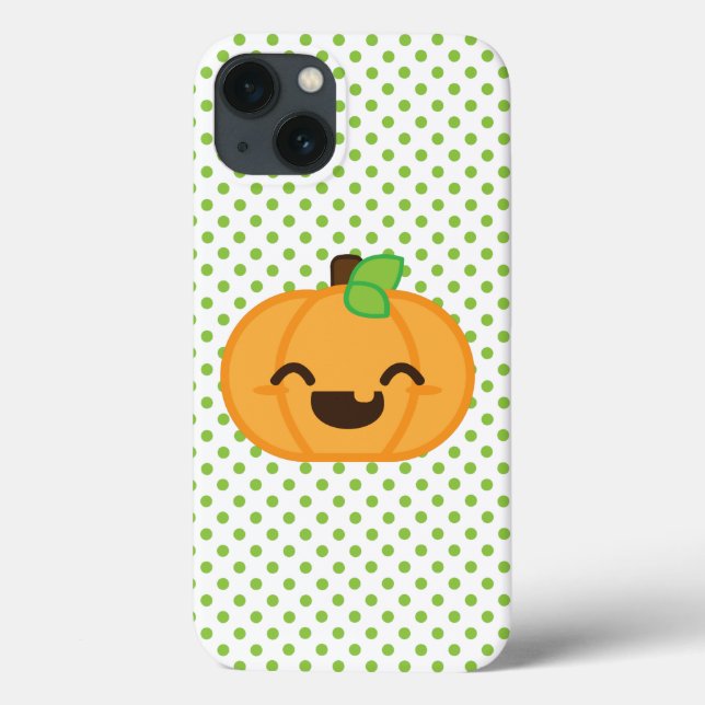 Kawaii Jack O Lantern Pumpkin iPad Mini Case (Back)