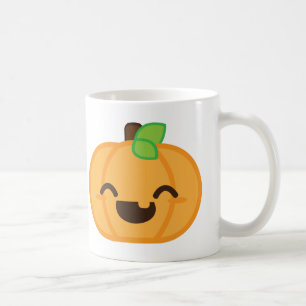 Kawaii Jack O Lantern Pumpkin Mug