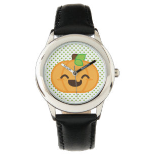 Kawaii Jack O Lantern Pumpkin Watch