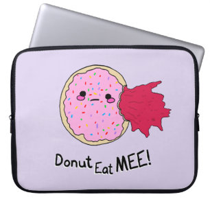 Kawaii Jam Donut Eat Me Laptop Sleeve