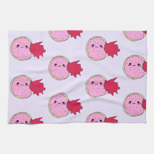 Kawaii Jam Donut Eat Me Tea Towel