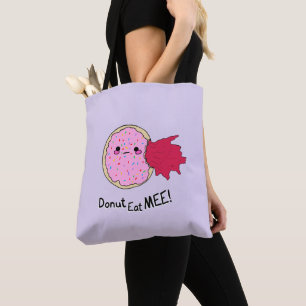 Kawaii Jam Donut Eat Me Tote Bag