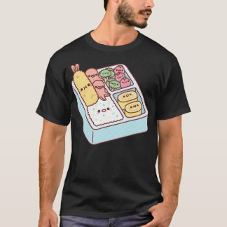 Kawaii Japanese Bento Box Tempura Prawn T-Shirt