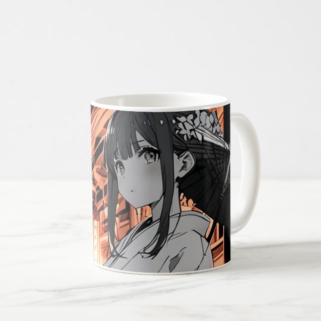 KAWAII Japanese Girl mug Mug (Front Right)