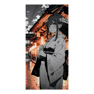 KAWAII Japanese Girl Poster